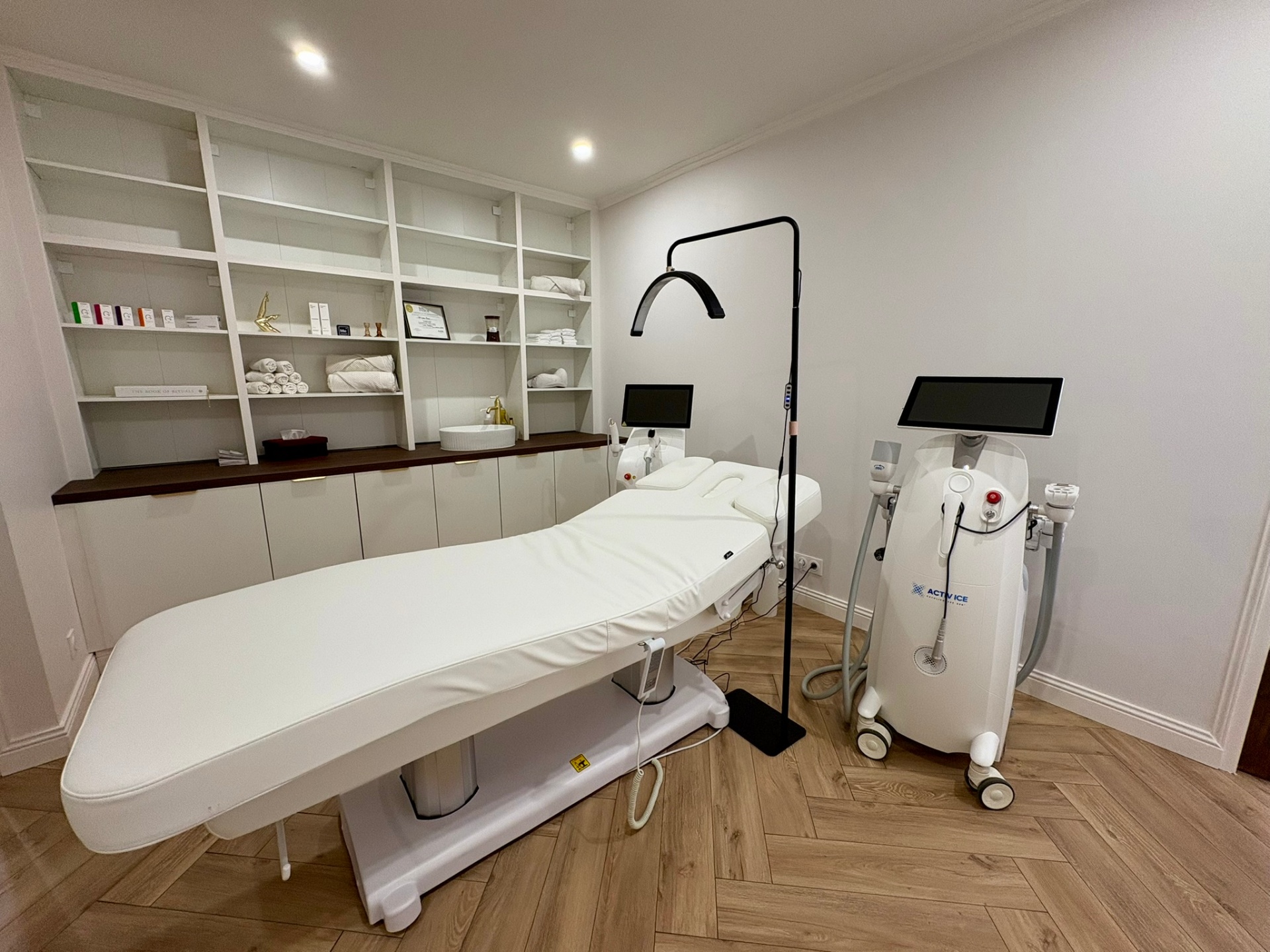 Salle de soin cryolipolyse à l'institut Maison Viana